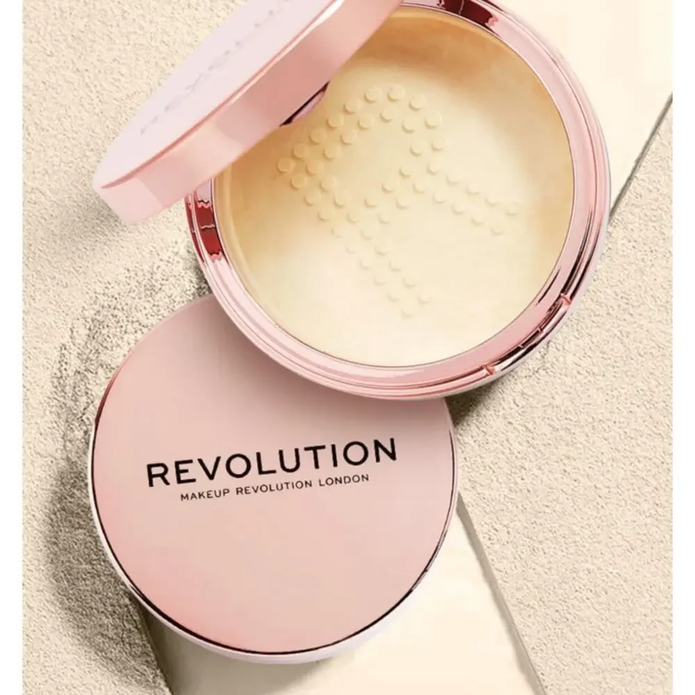 Makeup Revolution Conceal And Fix Loose Setting Finishing Powder - Light Yellow